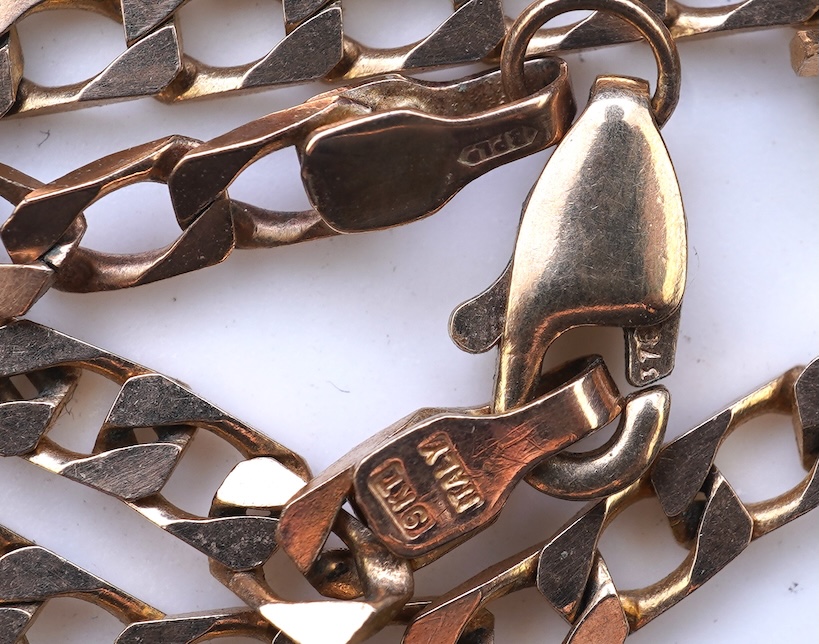Three gold necklaces